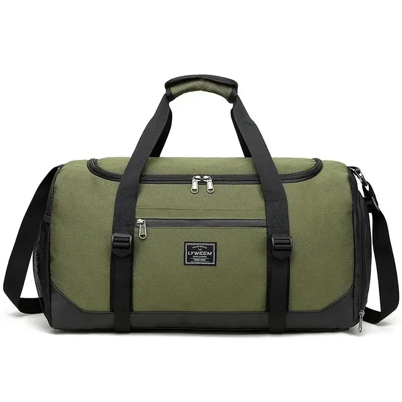 Travel Bag for Men Weekend Traveling Duffle Tote Bag Weekenders Big Large Handbags Boston Bag Golf Caddy Khaki Green Gray Black