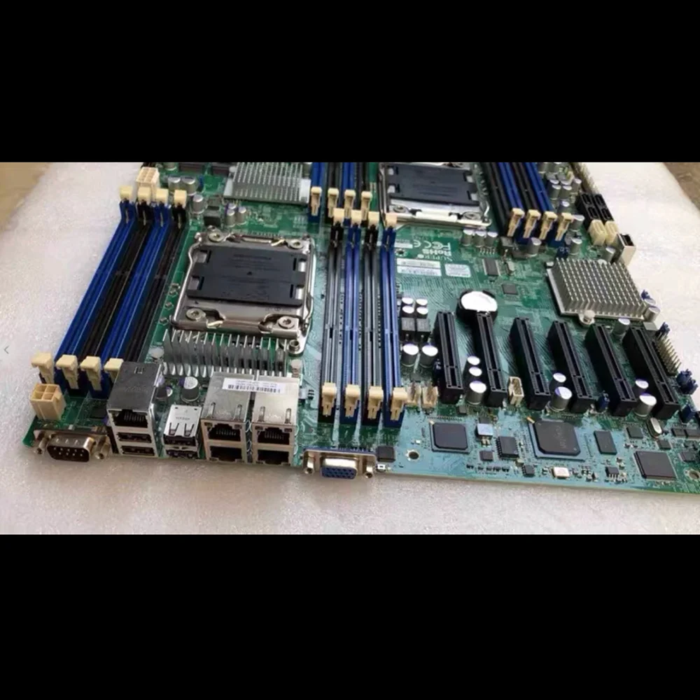 For Supermicro Server Motherboard E5-2600 Family ECC LGA2011 DDR3 Expansion Slots: 6 (x8) PCI-E 3.0 X9DRD-7LN4F-JBOD