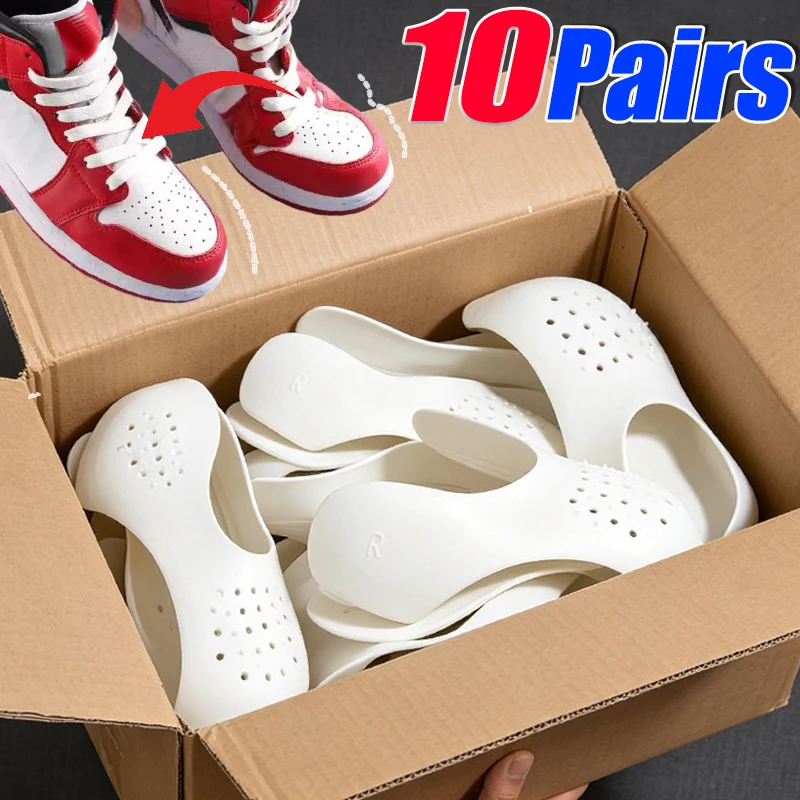 Shoe Anti Crease Protector for Basket Ball Shoes Head Crease Guard Sneaker Protector Stretcher Anti-deformation Shoe Support
