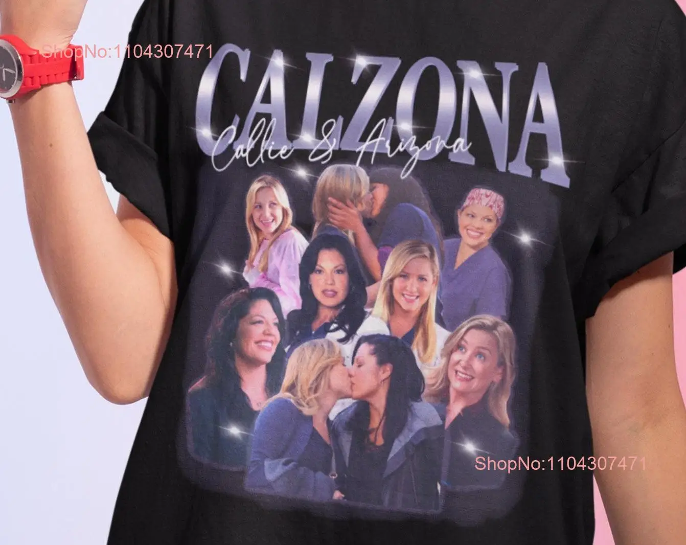 Calzona T Shirt Callie and Arizona Vintage Greys Anatomy Calliope Robbins Merch Fanfiction long or short sleeves