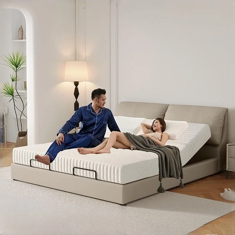 

Electric bed remote control lifting bed frame multi-function double bed for the elderly and pregnant women
