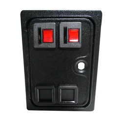 American style Arcade Dual entry Coin Door With Quarter coin Acceptor For Arcade Replacement Iron Door Construction