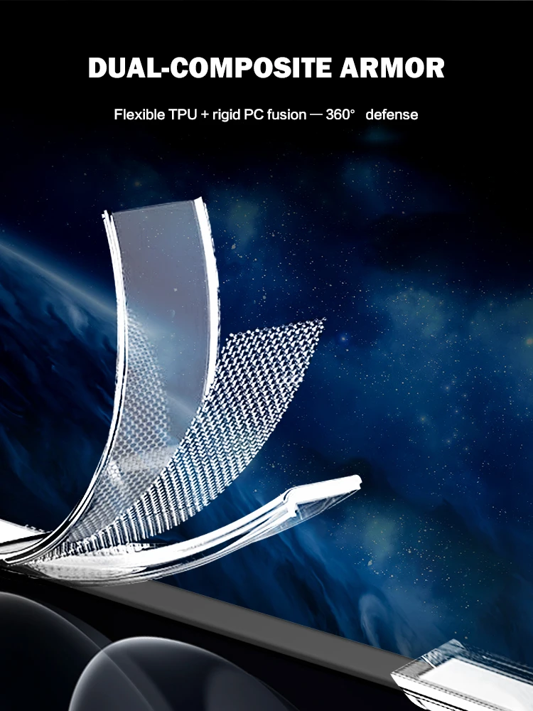 Für Redmi Note 17 Pro 5G Hülle Magnetische Hartabdeckung TPU+PC Klare Sturzsichere Handyhülle Für Redmi Note 17 Pro – Detail 2