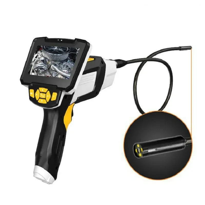 Endoscope pipe endoscope auto repair HD visual endoscope pipe with screen
