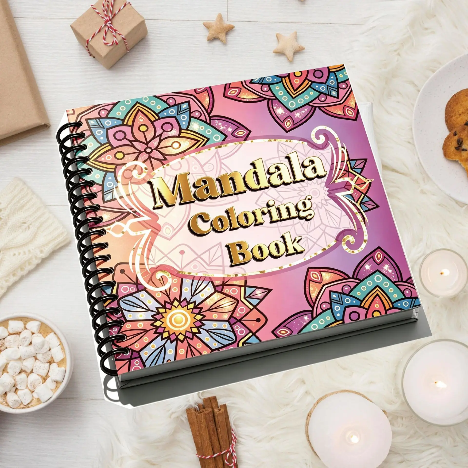 Livre de coloriage pour adolescents pour se déstresser, thème Mandala, avec 30 phrases encourageantes, livre de coloriage graffiti