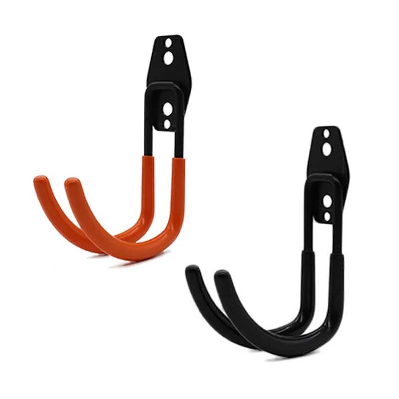 A26F-2 بكرة مركبة مثبتة على الحائط مع إطارات القوس المثبتة على الحائط معدات التخزين والعرض خطافات معدنية #4