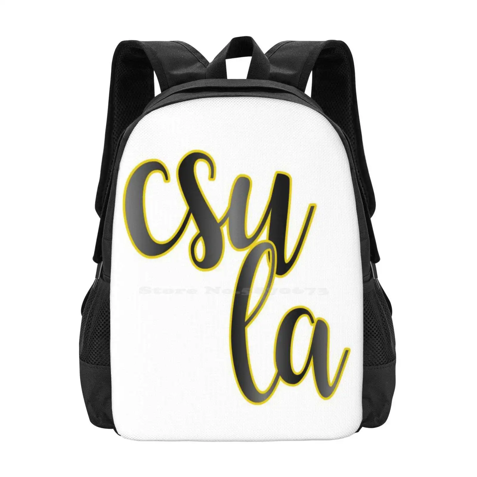 Csula Logo Hot Sale Schoolbag Backpack Fashion Bags Csula Csu Los Angeles California State University Los Angeles College