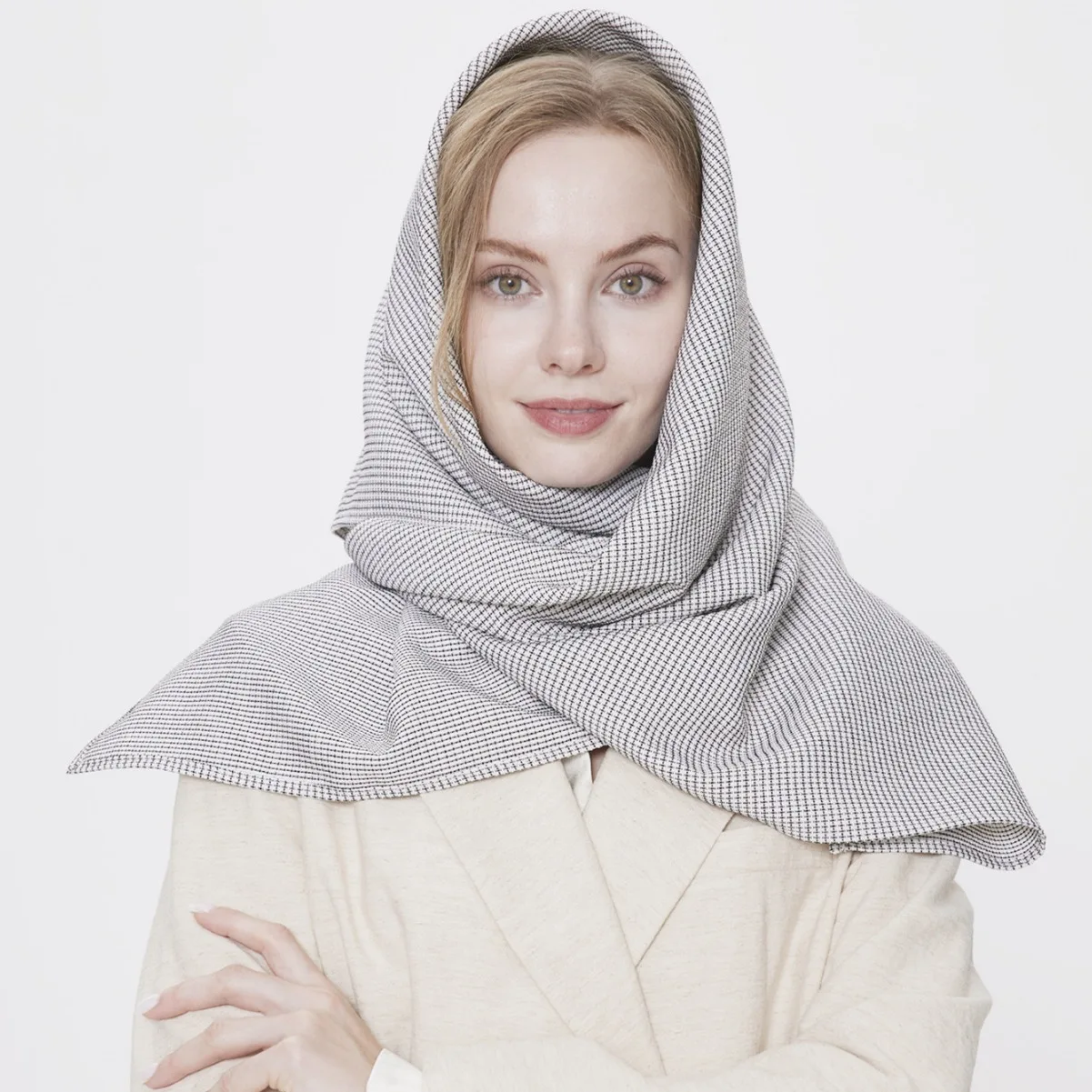 

Design Scarf Shawl Headband Warm Versatile Thousand Bird Plaid Headscarf Arab Middle East Russia Styles Chusta Shawl 4w926