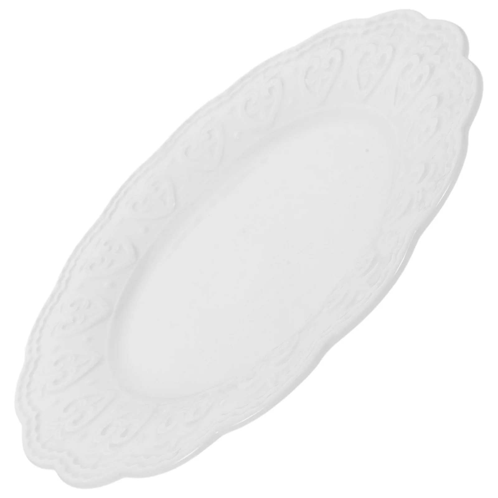 

Creative Ceramic Round Dessert Plates Decorative Cake Platter Small Appetizer Snack Tray Porcelain Side Dish Bread Fruit