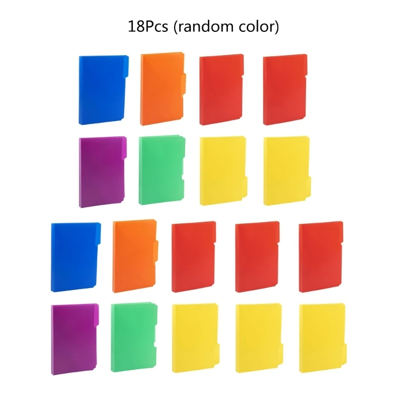 Documento colorato F3MA con 6/18/36 tasche per uso ufficio-impermeabile e antipolvere