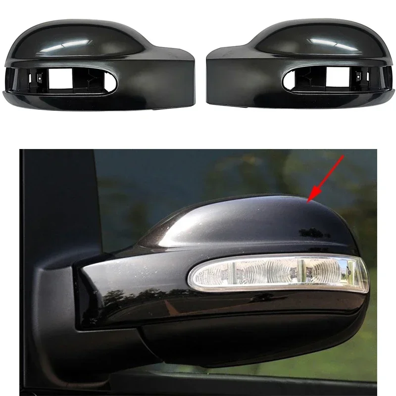 

Left Right Rear Mirror Cover Shell For Mercedes-Benz Viano W639 2003 2004 2005 2006 2007 2008 2009 2010 A6398110461 A6398110561