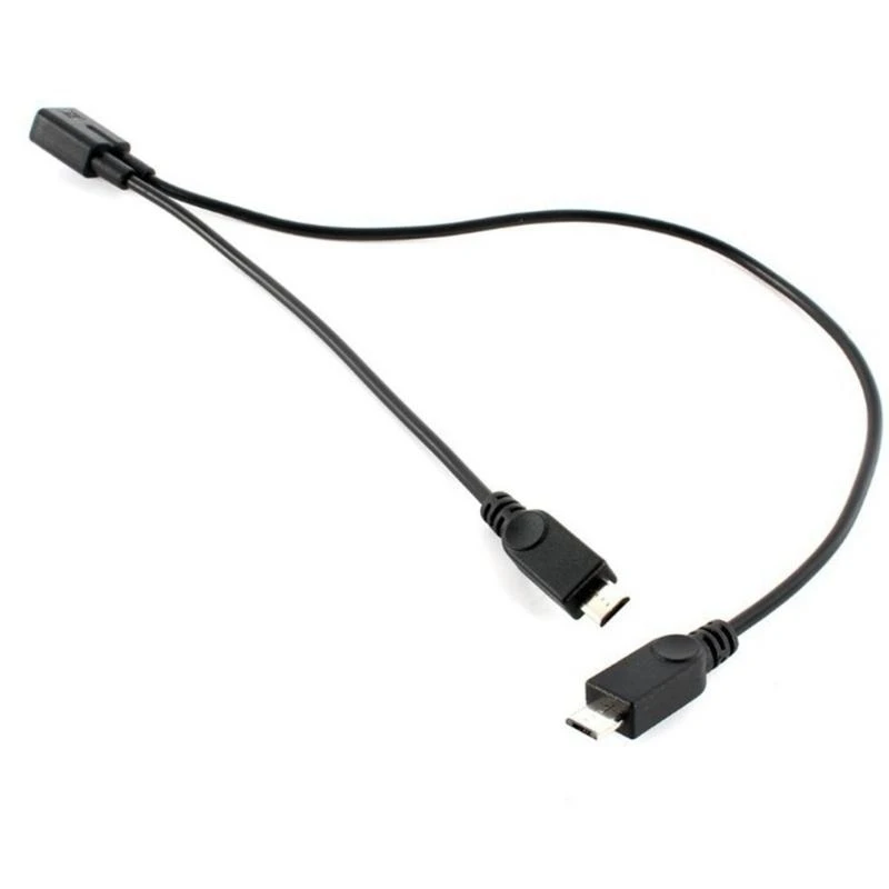 

Y51a долговечность Micro USB -шнур женский кабель сплиттера для заряда и передачи данных