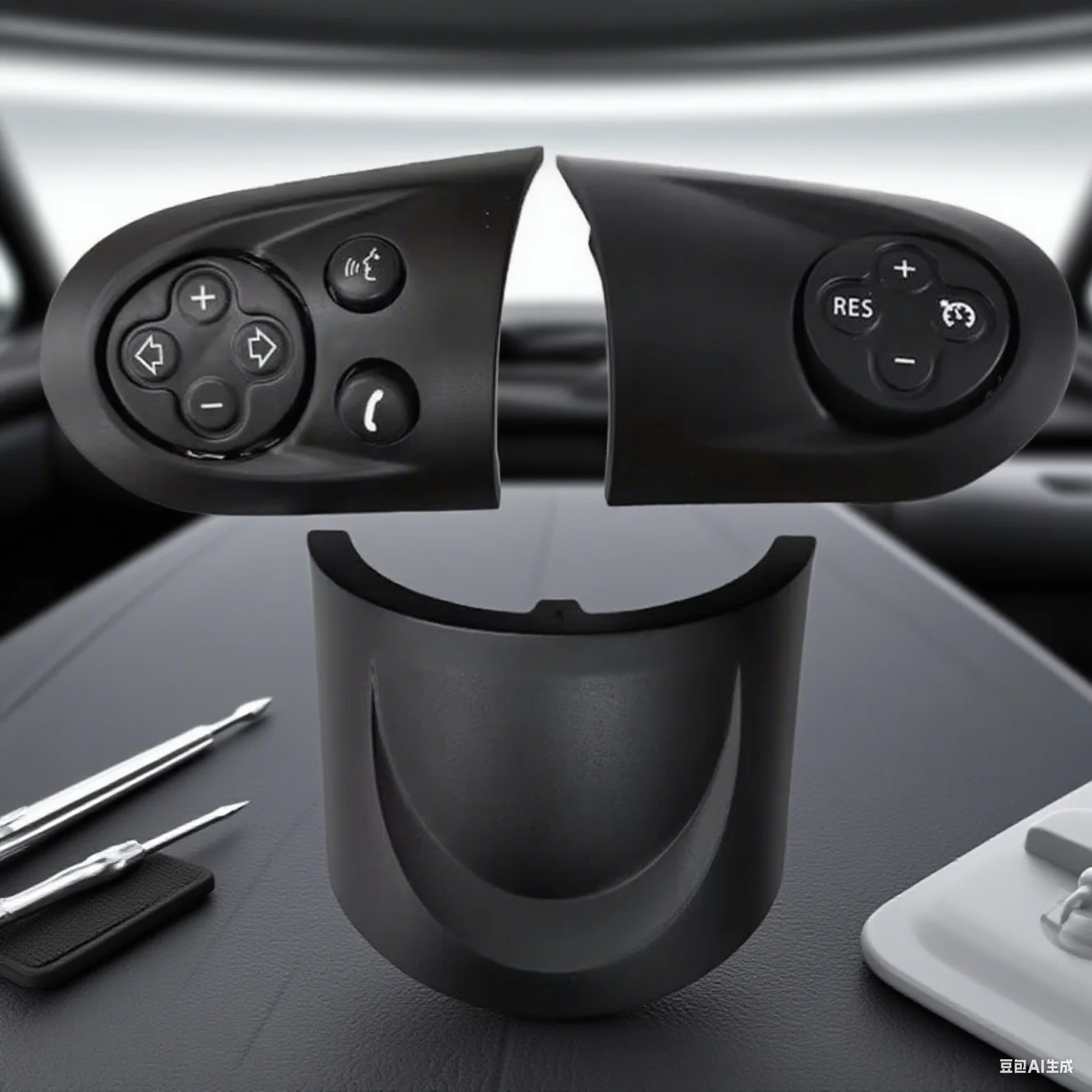 

For MINI For Cooper R55 R56 For R57 R58 R59 Steering Wheel Control Switch Trim 32309289676 Direct Replacement Car Interior Parts