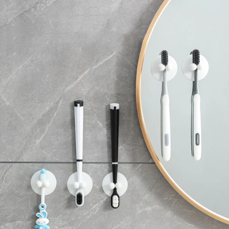 Stanz freier Wand-Aufbewahrung shaken mit Saugnapf Universal-Lebensmittel regal Zahnbürsten halter