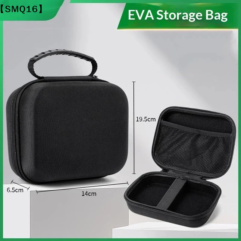 Hard EVA Carrying Storage Case With Non Slip Handle Inner Mesh Pocket For Cables Chargers Game Console Travel Electronics【SMQ】