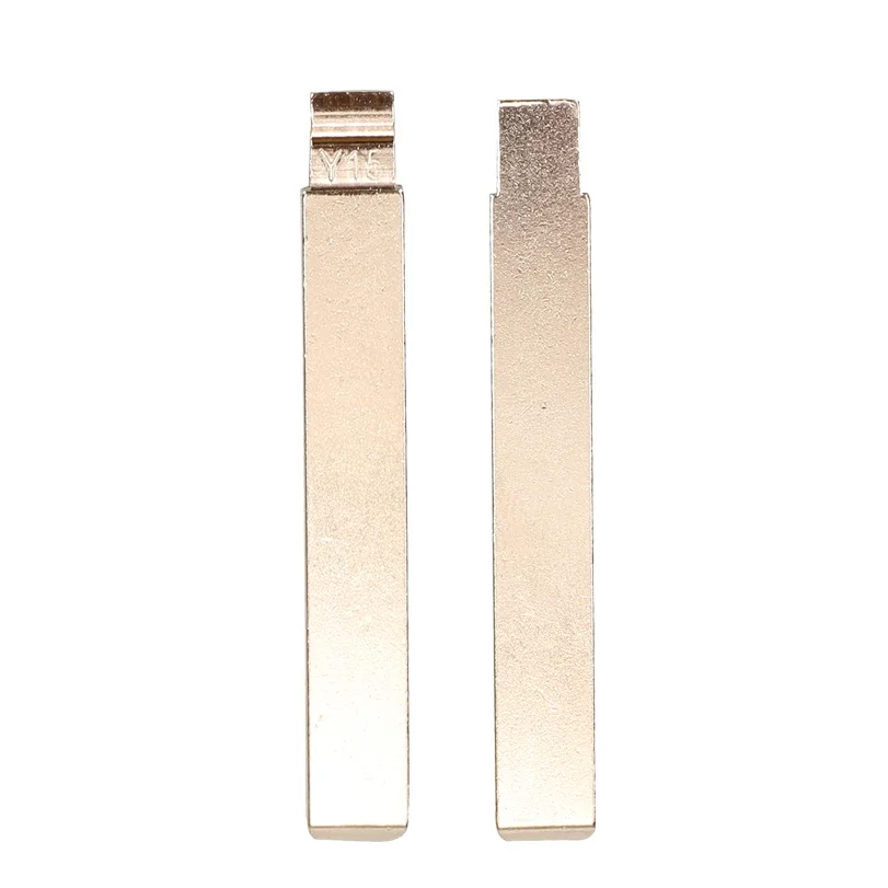 Hoja de llave remota de Metal sin cortar para Kia Venga, keydiy, KD, xhorse, VVDI, JMD, 10 piezas, Y-15, #15, # HU134, Y15