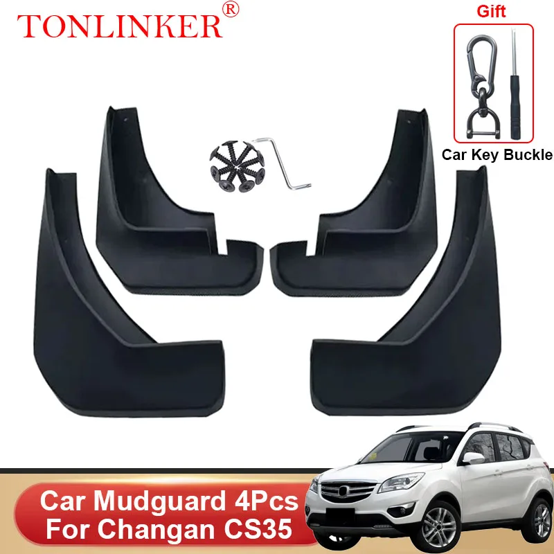 

TONLINKER Car Mudguard For Changan CS35 2013-2019 2020 Mudguards Splash Guards Front Rear Mud Flaps Fender Mudflaps Accessories