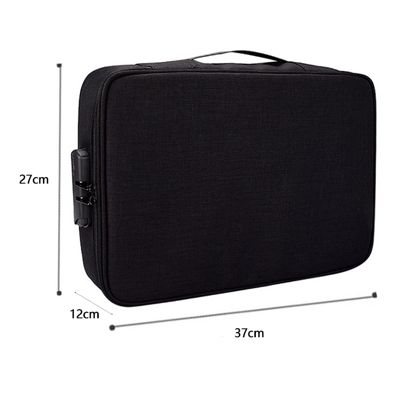 Document Ticket Bag Large Capacity Certificates Files Organizer For Home Travel Use To Store Important Items