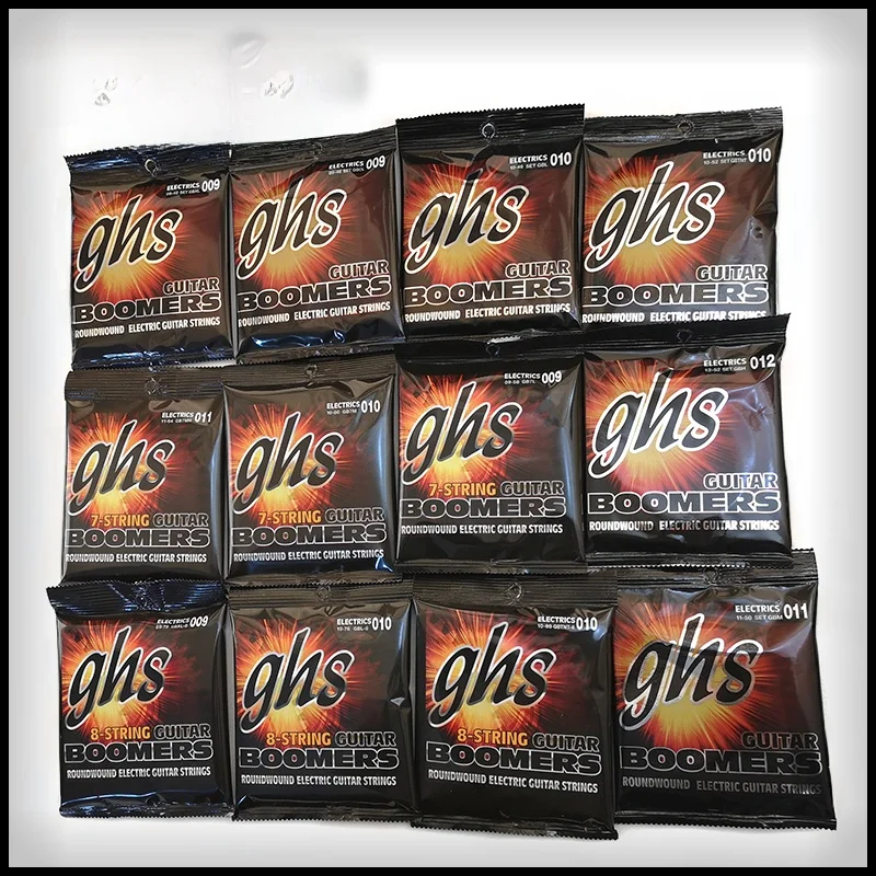 Mega666 GHS  Guitar Strings Set 6 String 7 String 8 String 678 Set American Made Guitar Accessories