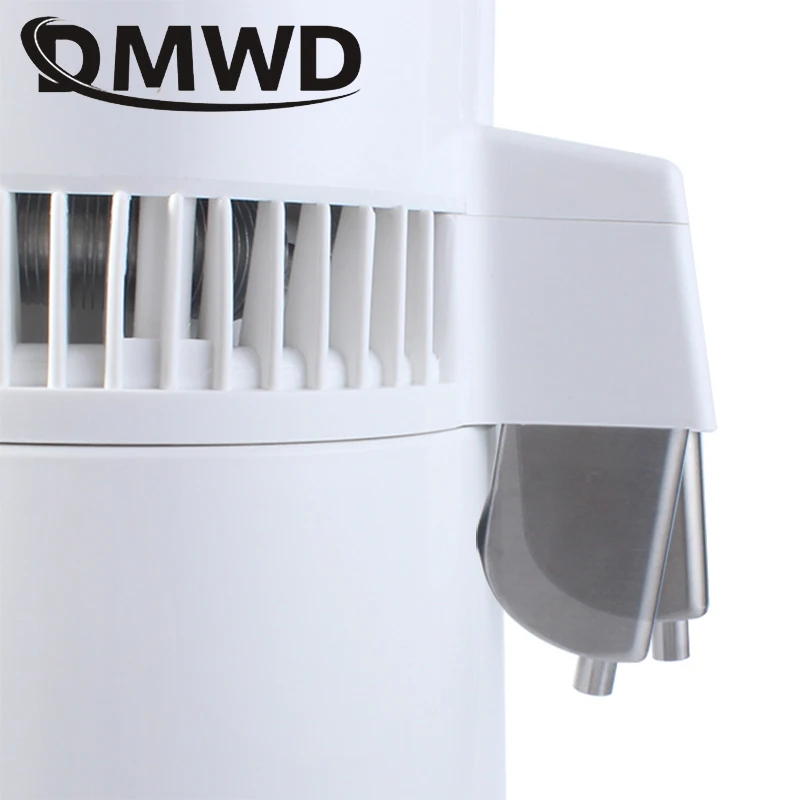 DMWD-Distillateur d\'eau pure 4L, appareil de distillation dentaire, filtre en acier inoxydable, supporter ficateur électrique, carafe 110V 220V