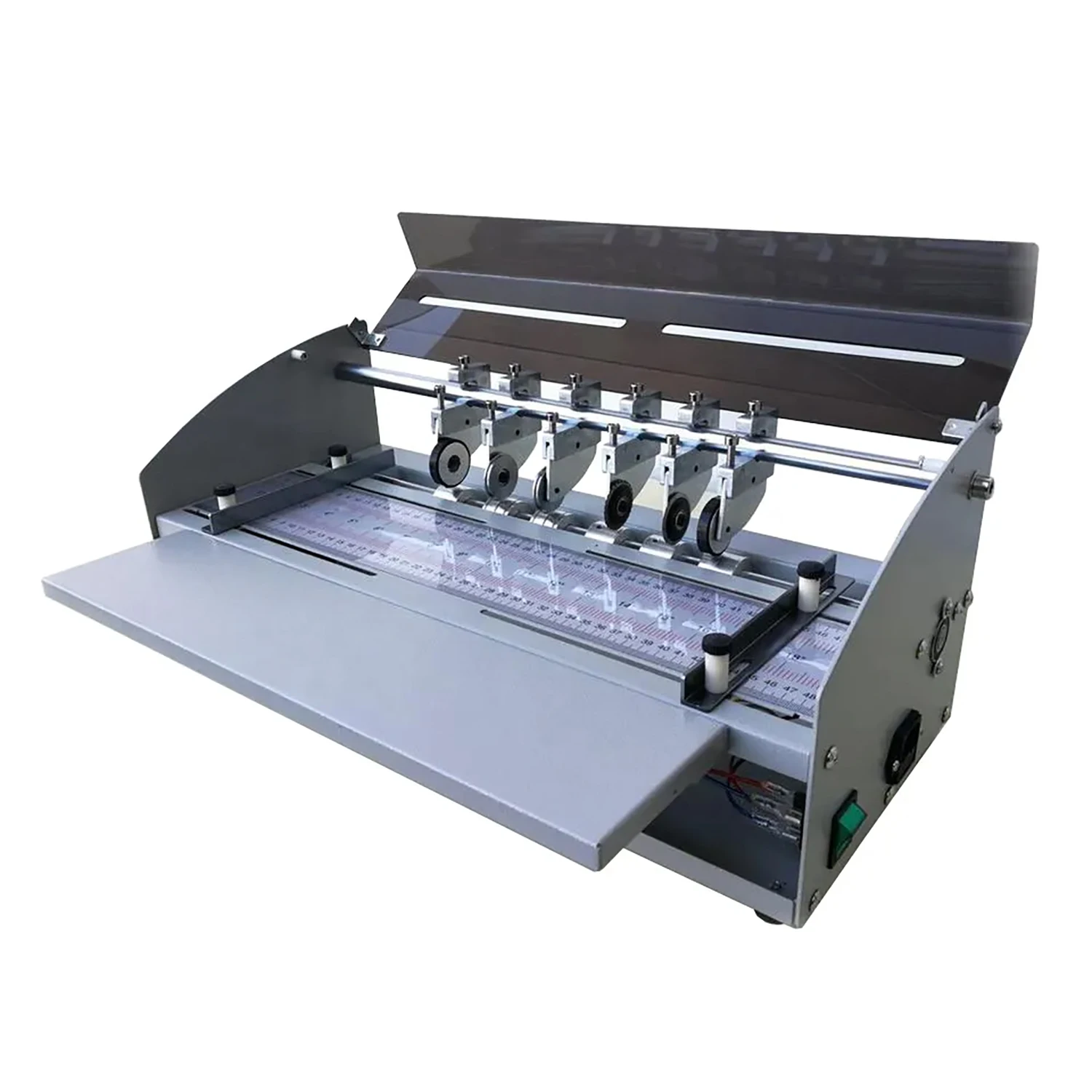 Factory Electric Multi Functional Paper Perforating Creasing Machine 500Y China Notebook Manufacturing Machine Banknotes Machine