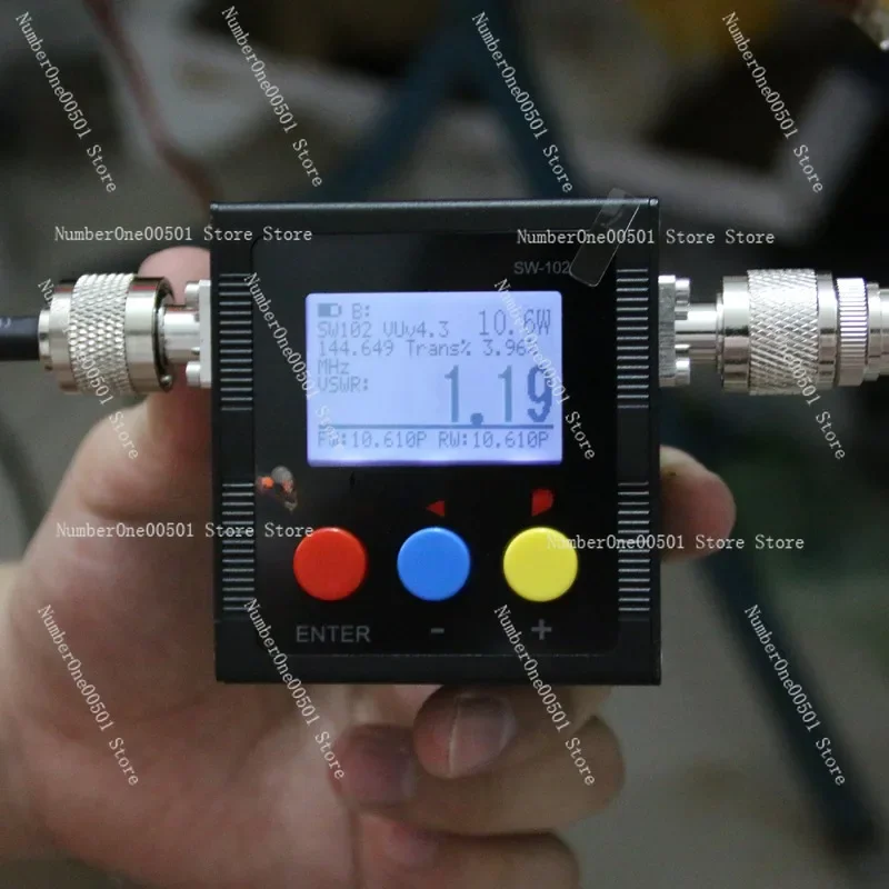 SW-102 Digital VHF/UHF 125-525Mhz Power & SWR Meter and Frequency Counter digital display frequency meter