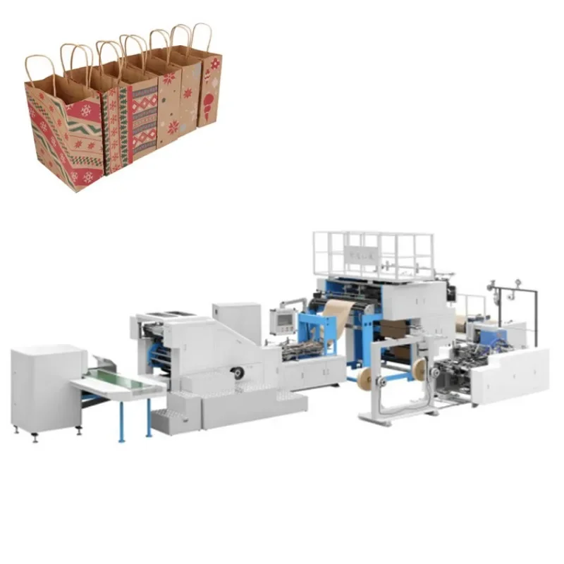 Small and Cheap Mini Kraft Paper Bag Making Machine Automatic Kraft Food Paper Bag Making Machine