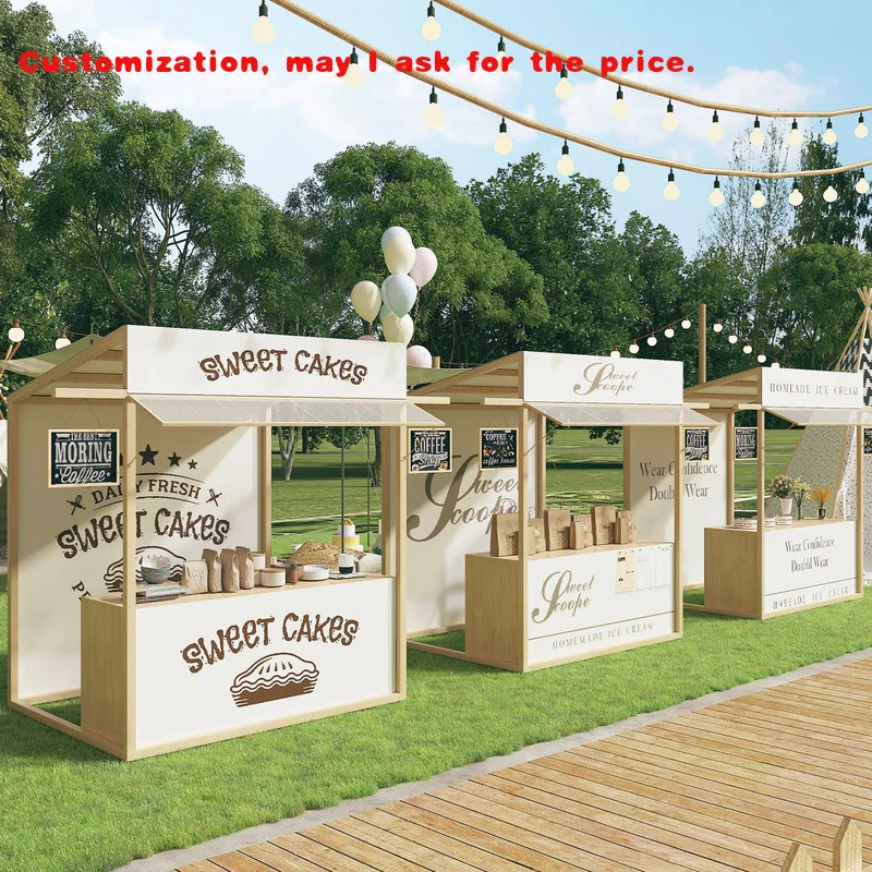 

custom.Farmers Market Stall Tent Food Street Snack Booth Outdoor Market Event Stand Portable Street Stall
