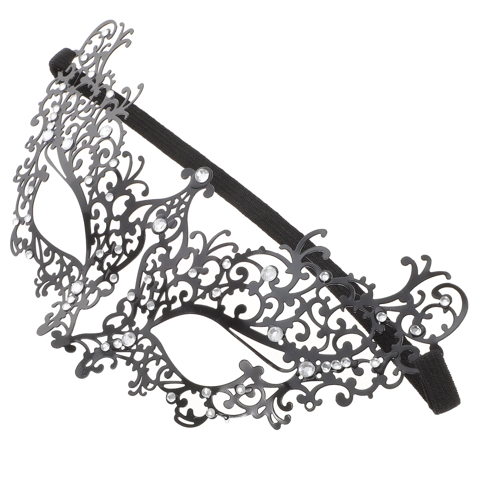 Iron Art Mask Unique Design Halloween Metal Face Mask For Women Party Cosplay Masquerade Decor Costume Supply