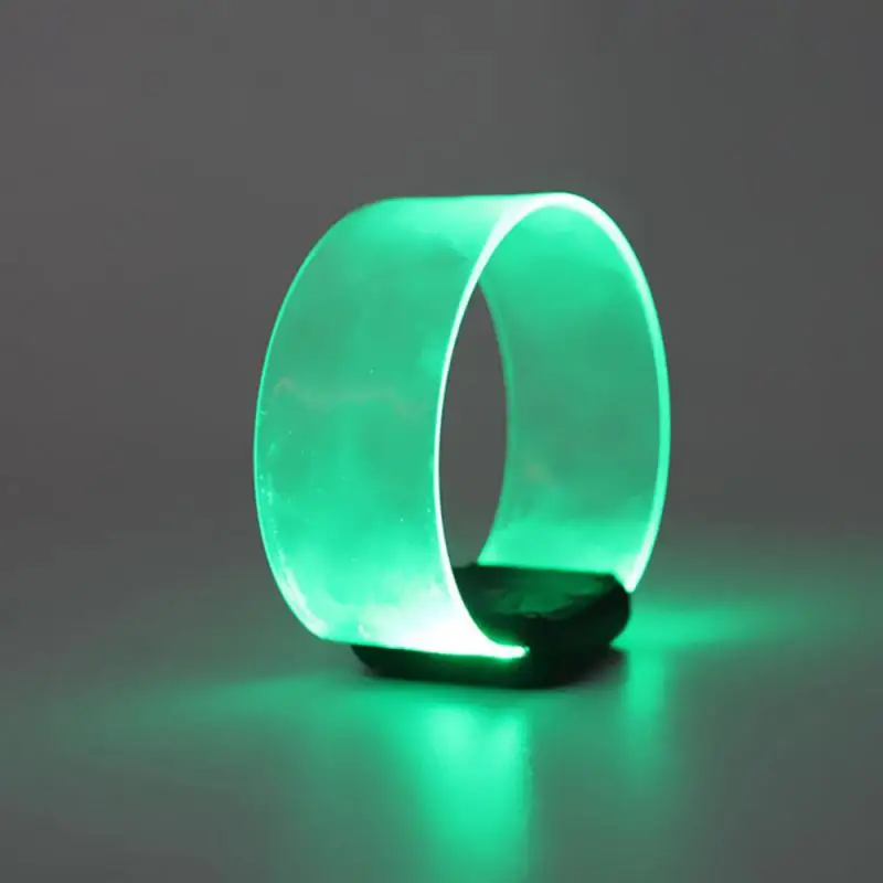 1Pc LED Battery Light-emitting Bracelet Running Armband Flashing Safety Light Band Entertainment party Luminous Cheering Prop