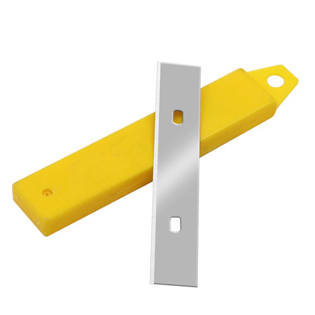 10Pcs Cleaning Scraper Blade Multifunctional Glass Ceramic Floor Blade Hand Tool Set Stainless Steel Decontamination Blade