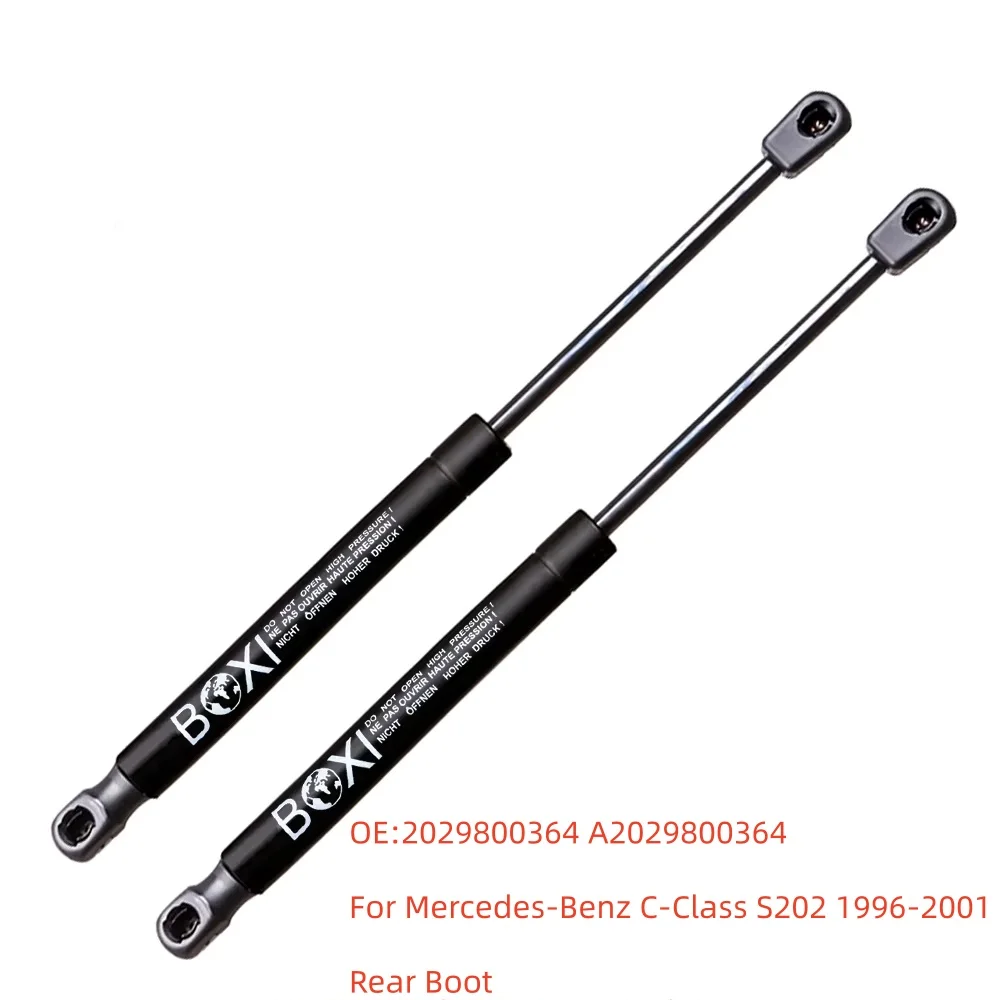 BOXI 2Pcs Rear Boot Gas Spring Shocks Bars 2029800364 For Mercedes - Benz C - Class S202 1996 - 2001 Estate Trunk Lift Struts