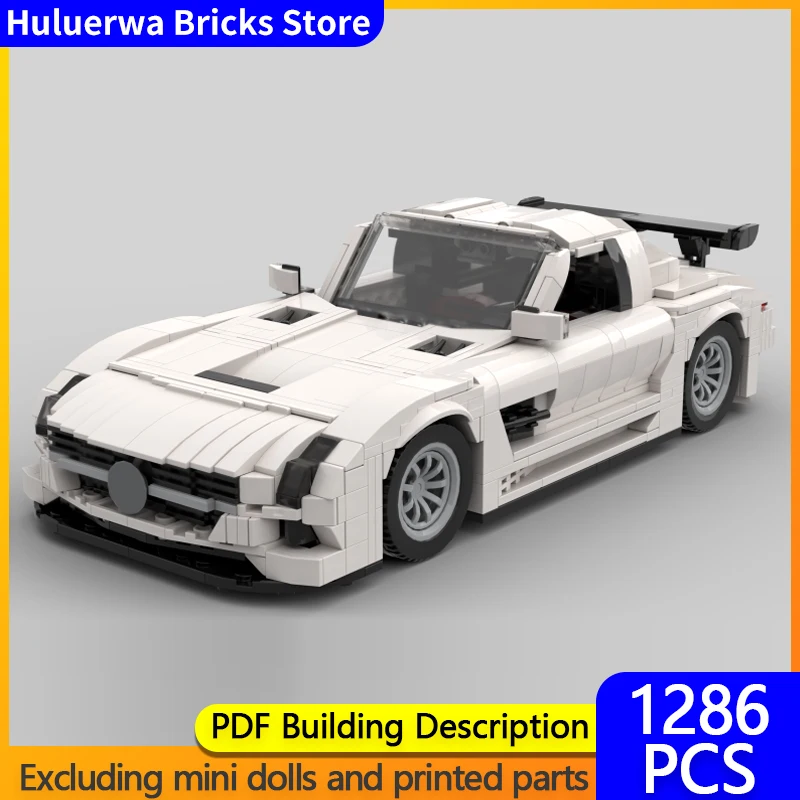 

Модель скоростного гоночного автомобиля MOC, строительные кирпичи SLS BS, верхний уровень, спортивный автомобиль, модульная технология, детские праздничные подарки, сборные игрушки