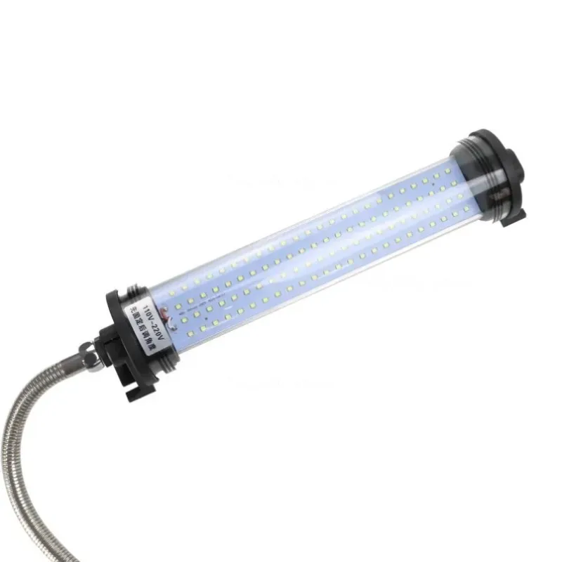 

Новая светодиодная лампа для станков 24 В, масловодонепроницаемая, взрывозащищенная лампа, лампа для токарного станка с ЧПУ, 220 В, длинная круглая трубка, яркий свет 35 45 55 см