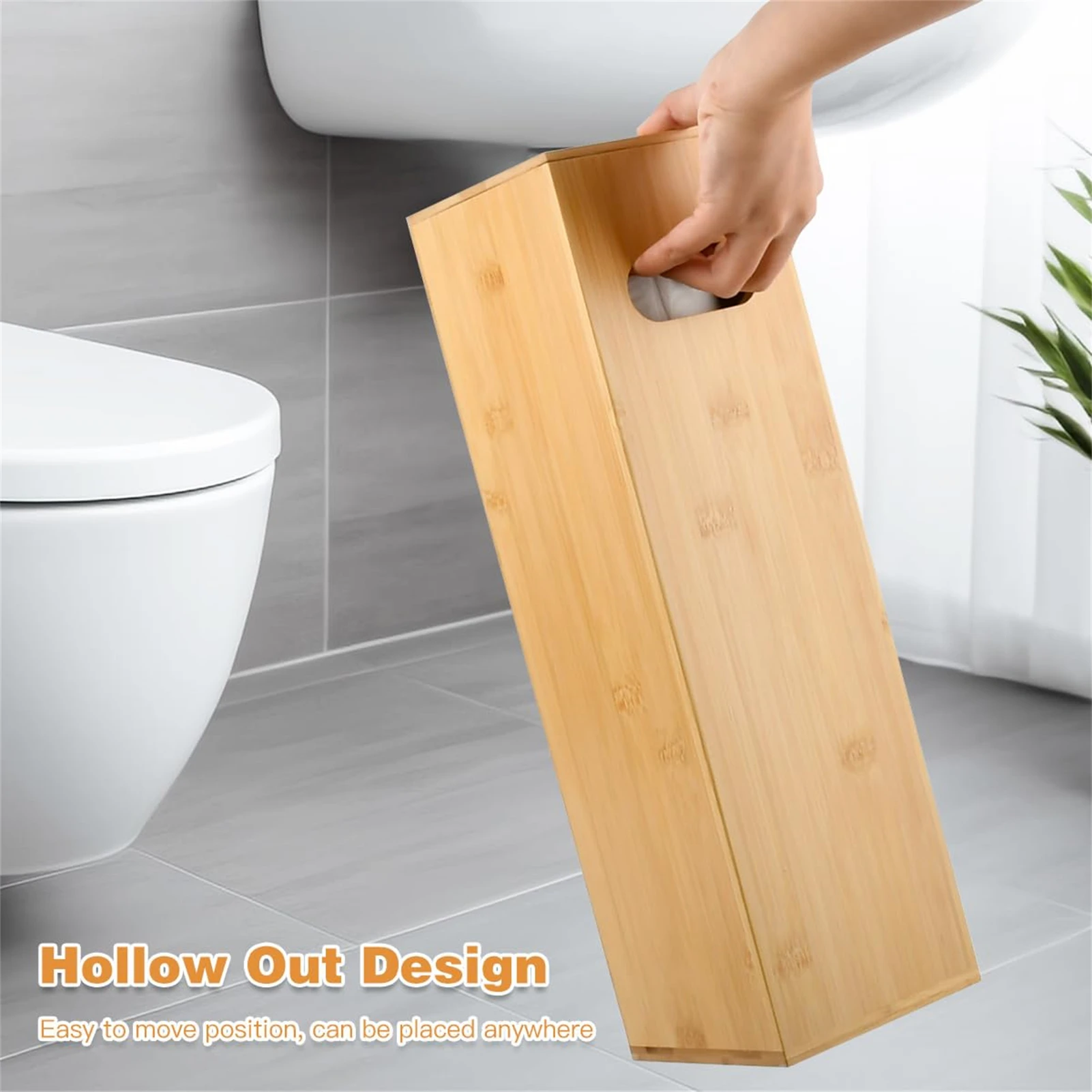 

Tissue Storage Box Tissue Rack Household Wooden Toilet Paper Towel Box Storage with Lid Waterproof Paper Dispenser Accessories