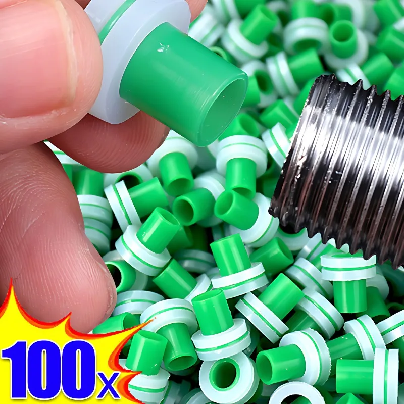100-10PCS Faucet Leak-proof Sealing Gasket 4-point PPR Silicone Sealing Ring Gasket Triangle Valve Hose Plumbing Fitting Plug
