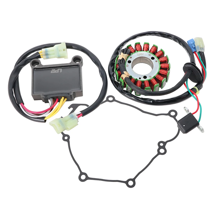 For Husqvarna TE150i TE150 Heritage 2020-2023 Stator Assembly Voltage Regulator Rectifier Generator Cover Gasket OEM 51739104000