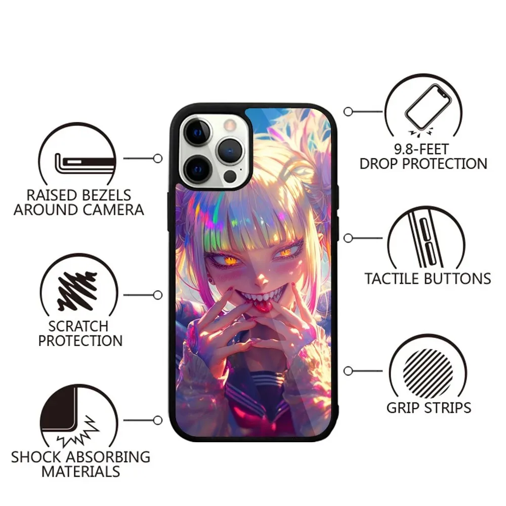 H-Himiko Toga Waifu  Phone Case Strong Magnetic For IPhone 16,15,14,13,Pro,Max,Plus,11,12,Mini For Magsafe Wireless Charging