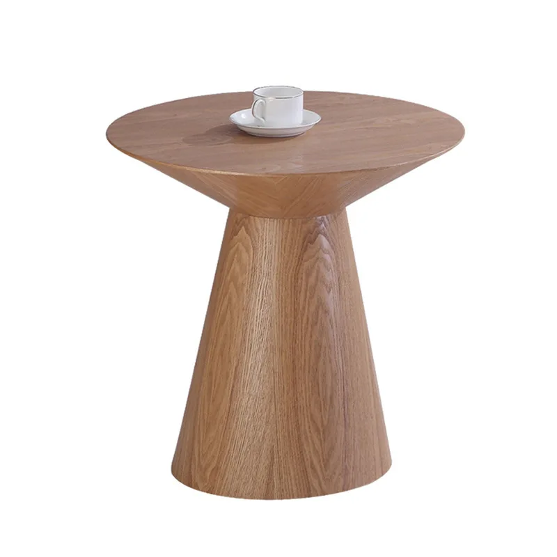

Nordic, simple, round, hotel, small coffee table, living room, solid wood