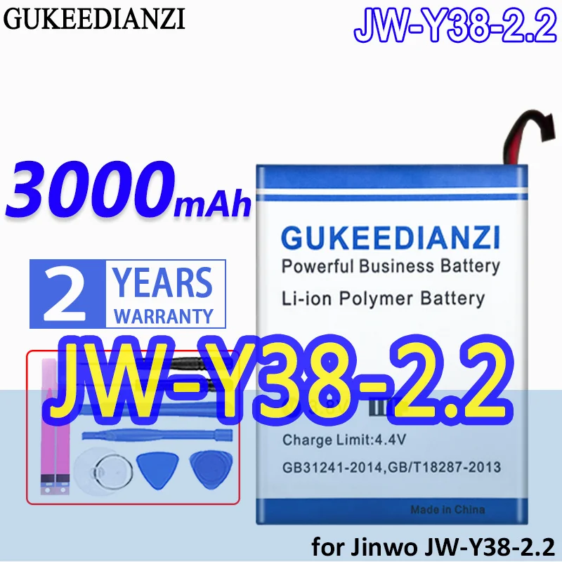 

Большой емкости аккумулятор GUKEEDIANZI 3000mAh для Jinwo JW-Y38-2.2 11,1 V медицинское оборудование