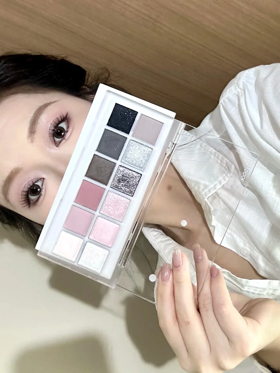 ジョーシー ハート オブ ザ オイスター アイシャドウ パレット ソフトピンク アイメイク マット＆シマー仕上げ アイシャドウ ヴィーガン クルエルティフリー