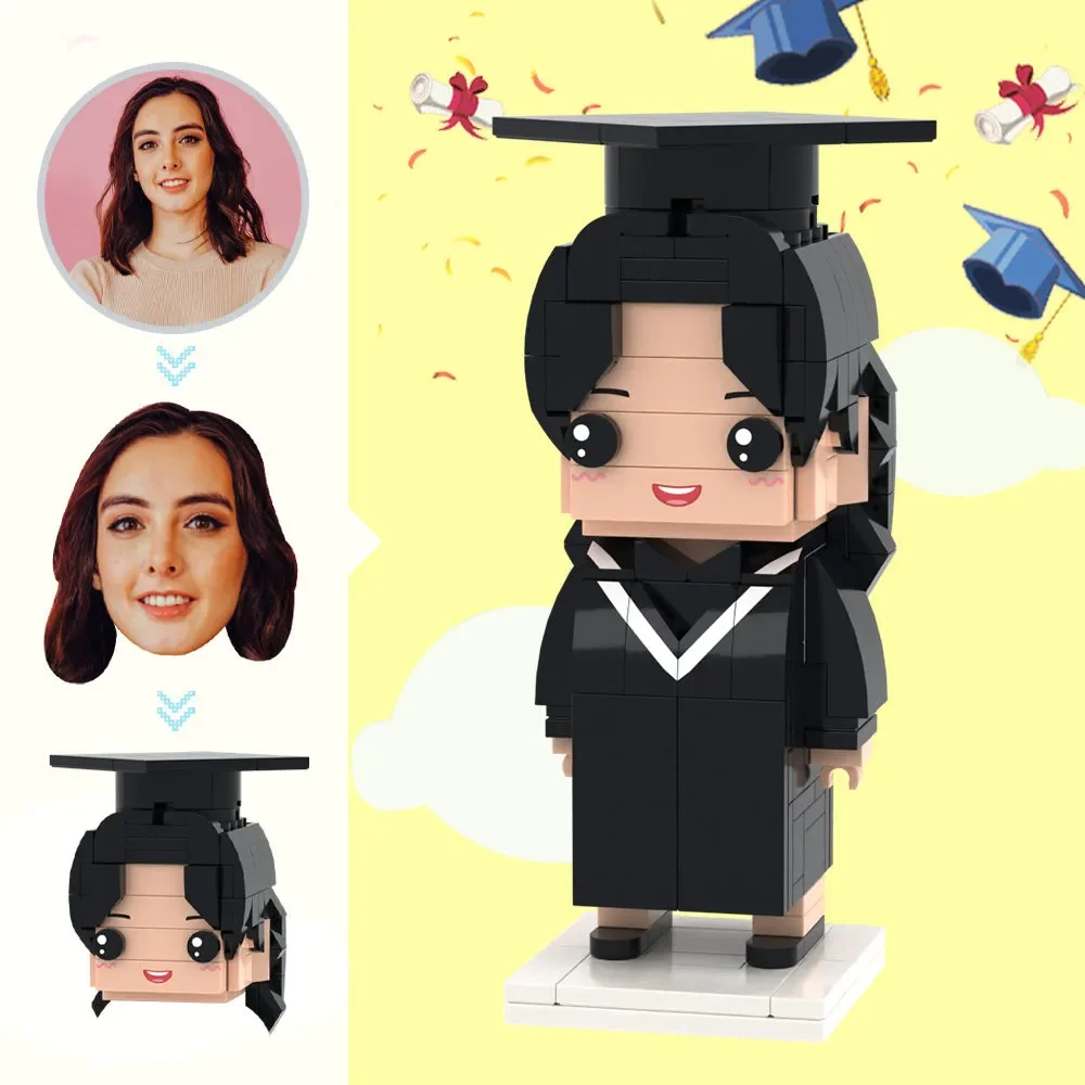

Granules Photo Custom Person Figure Model, My Custom Brickfigures Character Small Particle Ornament, Lovely Graduation Gift