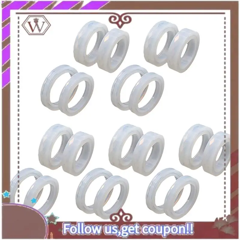 

A95D-20PCS Silicone Mould Mold Round For Curve Bangle Bracelet Jewelry Making DIY