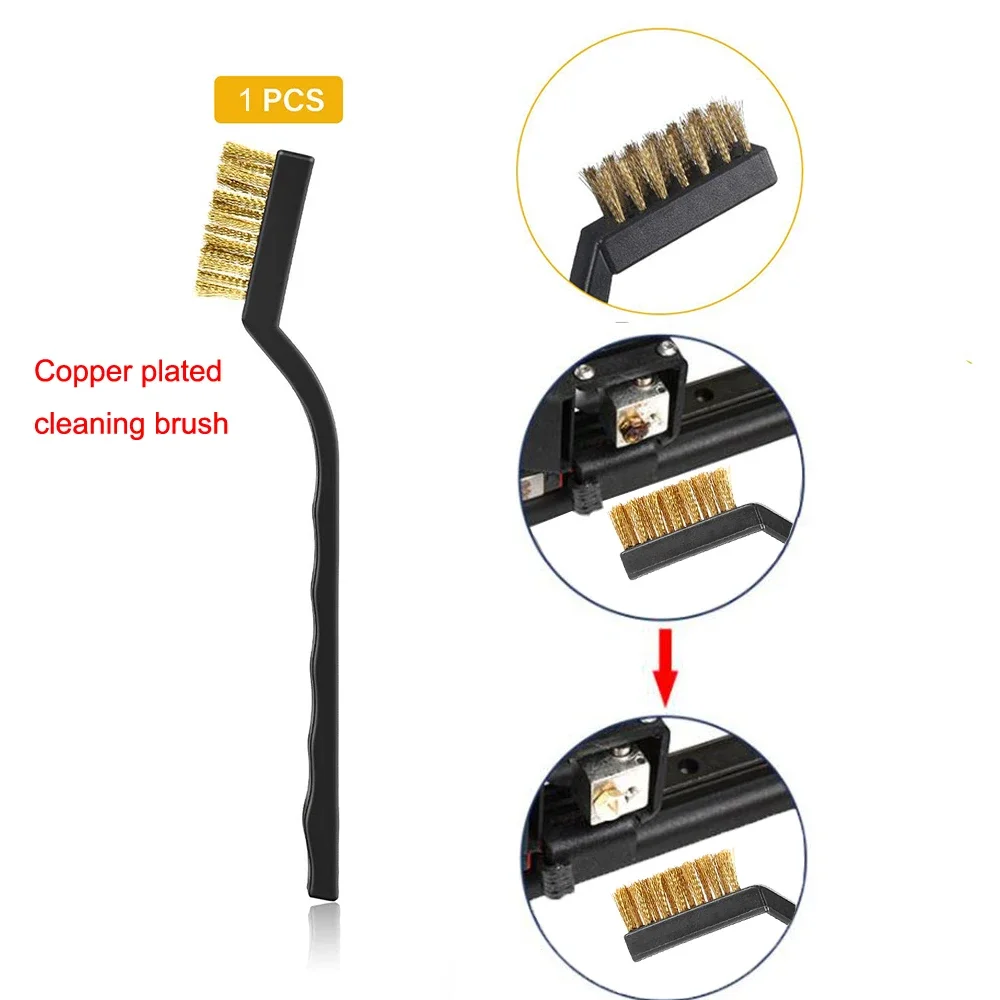 Airbrush Spray Gun Cleaning Tool Kit Nozzle Brush Needle Spray Cleaner Carburetor Carbon Dirt Jet Remove Cleaning For Motorcycle