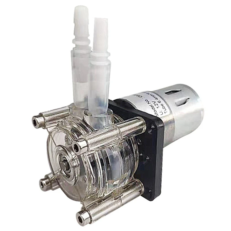 

500Ml/Min Lift=5M G928 Flow Peristaltic Pump Easy to Install Peristaltic Pump Metering Pump Vacuum Pump Flat Type 24V