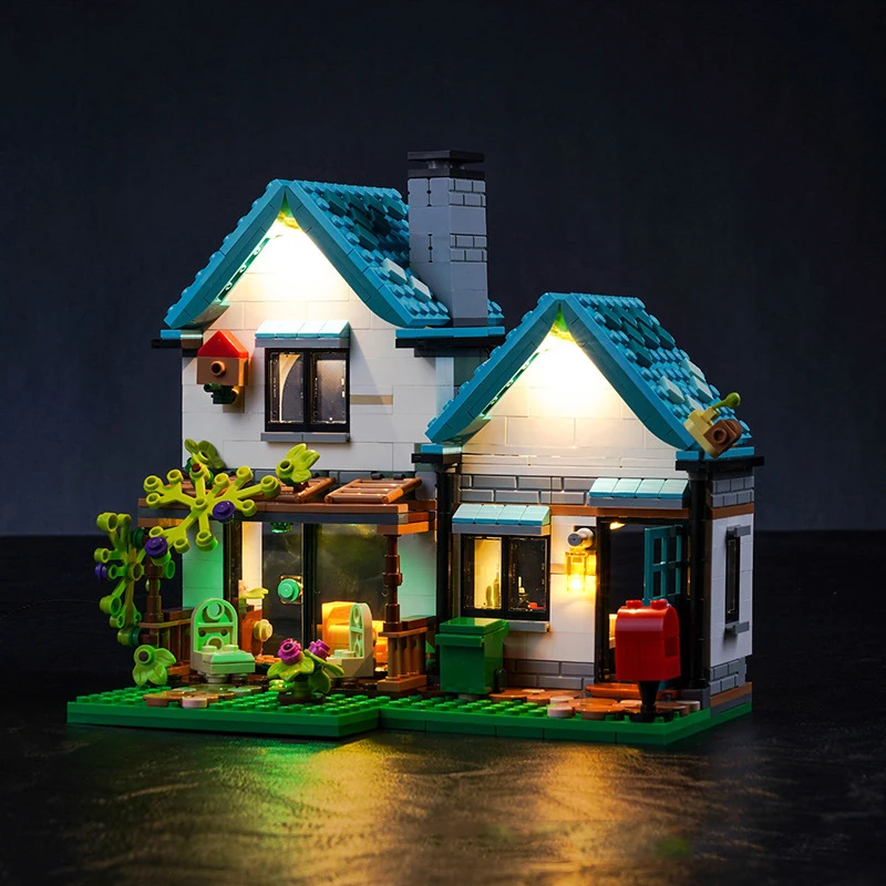 DIY LED Light Kit For LEGO 31139 Cosy City House 3in1 Architecture Model ( Only LED Light,Without Blocks Model)