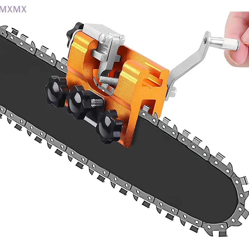 Universal Portable Hand Crank Chainsaw Sharpener Kit For Electric Saw Garden Worker Hand Chainsaw Chain Manual Grinder Tool