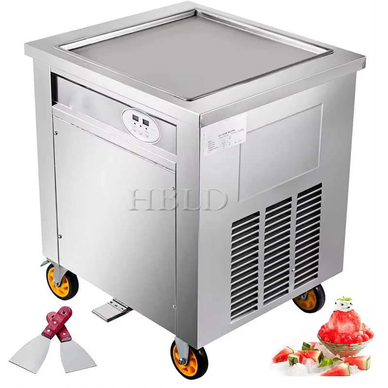 Professional Deep Frying Yogurt Machine Fully Automatic Commercial Ice Cream Roll Forming Equipment for Business Use