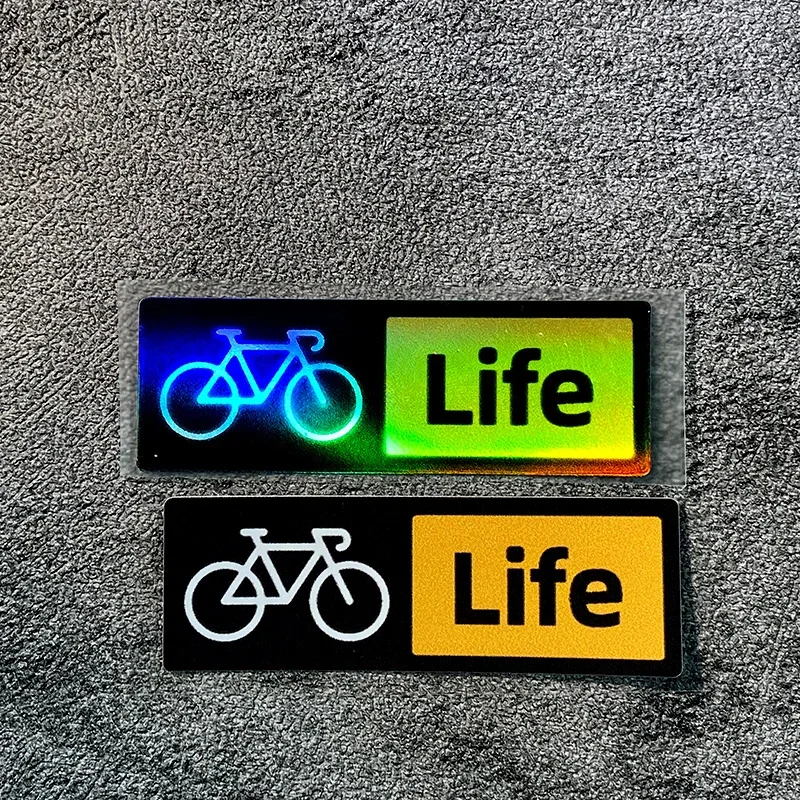 AliExpress NONE 2PCS Bike Life Waterproof Vinyl Stickers for Car Motorcycle Bicycle Helmet Universal Outdoor Stylish Exterior Decor Accessories