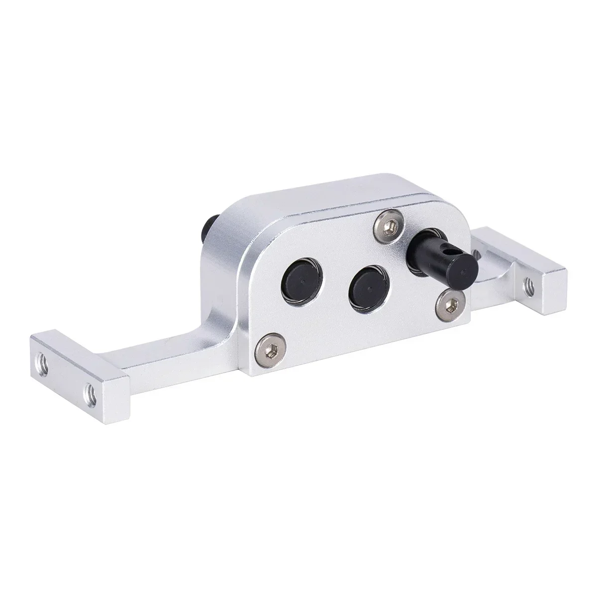 Aluminum Transfer Case Gearbox with 5mm Shaft for 1/10 RC Crawler Cheater Rigs LCG Chassis Build Upgrade Parts